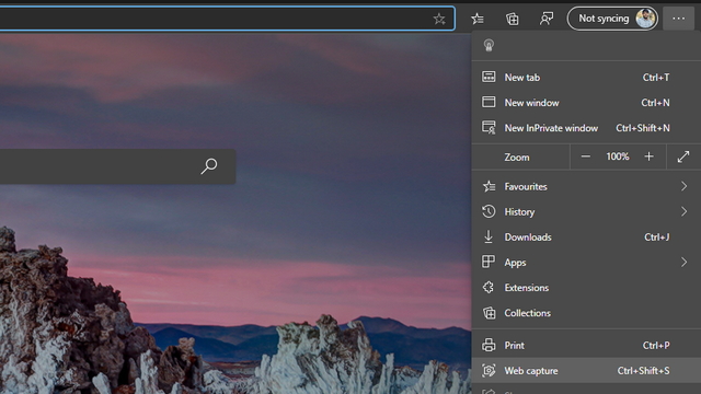 Microsoft Adds Web Capture Tool on Edge Canary and Dev - 9