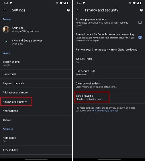 How to Enable Enhanced Safe Browsing on Chrome for Android - 20