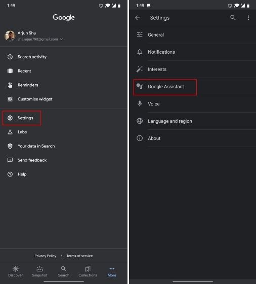 Use Third-party Shortcuts with Google Assistant