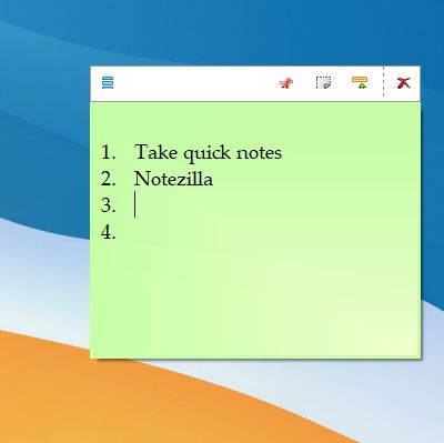 1. Notezilla Beste Sticky Notes Alternativer For Windows 10