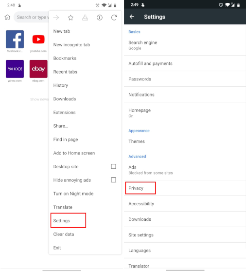 disable google amp 2021