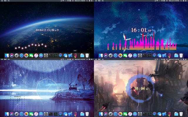 background image missing macbook widgets