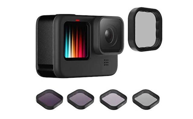 5. QKOO Filter Kit for GoPro Hero 9 Black