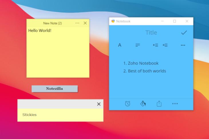 ankomme rolige Tilhører 6 Best Sticky Notes Alternatives for Windows 10 in 2020 | Beebom