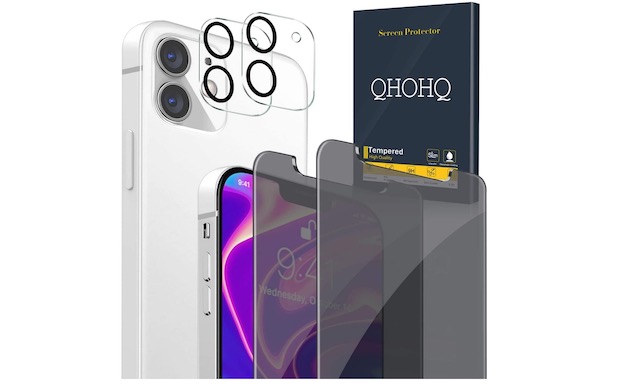 6. QHOHQ [2 +2 Pack] Privacy Screen Protector