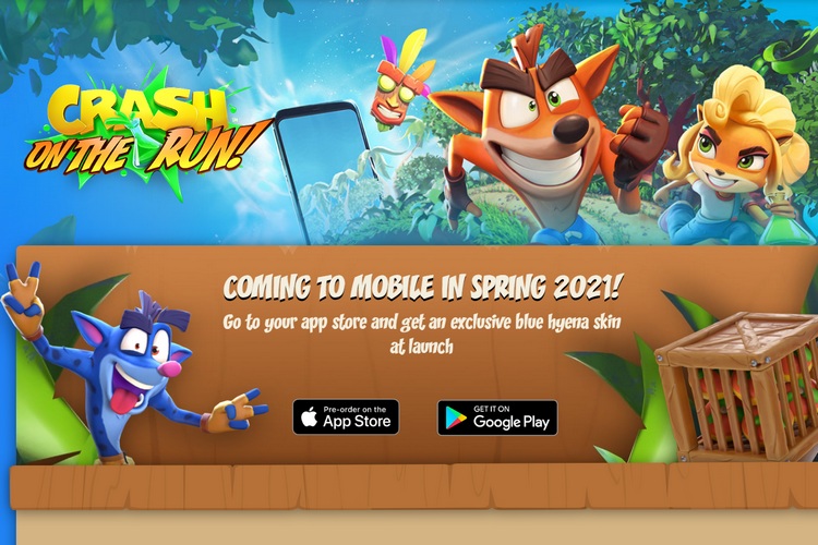 Crash Bandicoot On the Run! march 2021