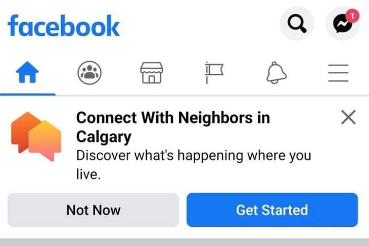 Facebook neighborhood feature feat.
