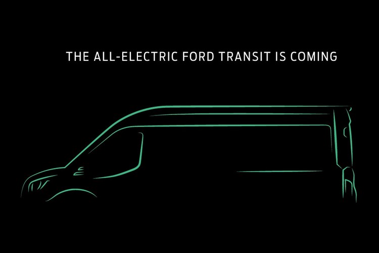Ford all electric transit van feat.