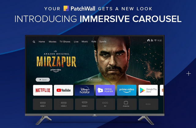 Latest Update to PatchWall 3.0 on Mi TVs Brings New Live TV Channels and More