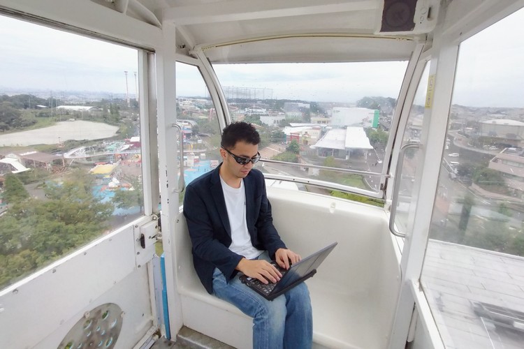 Japanese theme park work from home - ferris wheel feat.