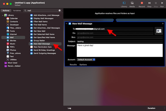 How to Schedule Emails in Apple Mail with Automator on Mac - 67