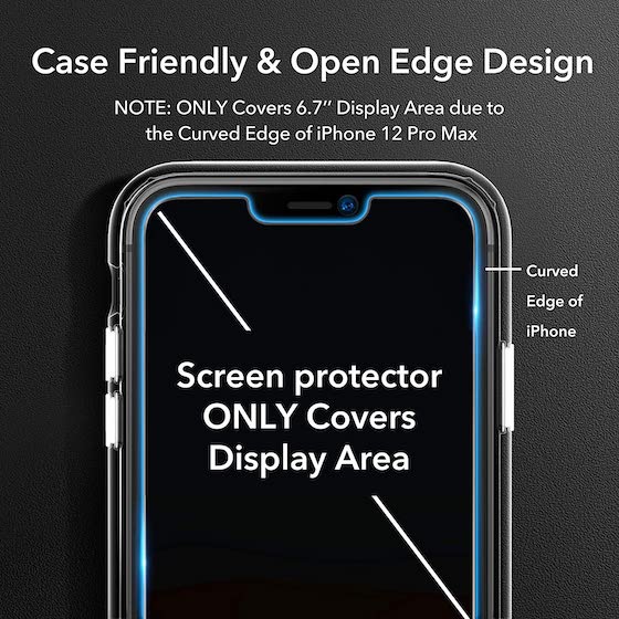 Bubble Free 9H Hardness Alignment Frame Easy Installation LK 4 Pack Screen Protector Compatible with iPhone 12 Pro Max 6.7-inch Work Most Cases Tempered Glass 
