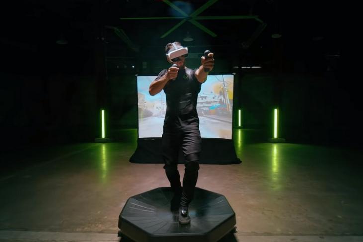 Virtuix omni one VR gaming treadmill
