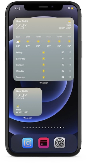 download best weather widget iphone