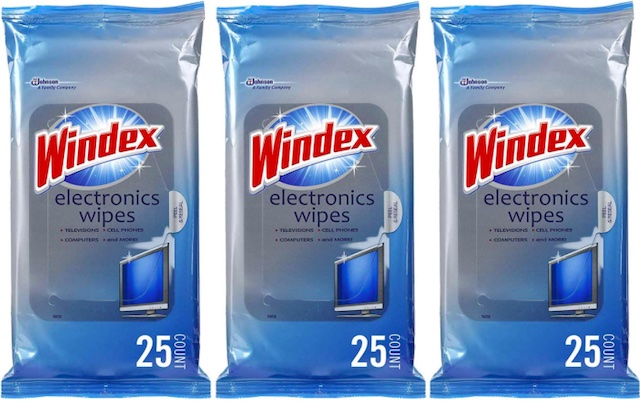 Windex Electronics Screen Wipes for Computers, Phones, Televisions