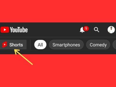 Youtube testing dedicated shorts button