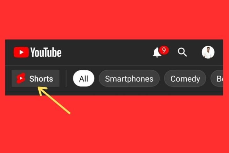 Youtube testing dedicated shorts button