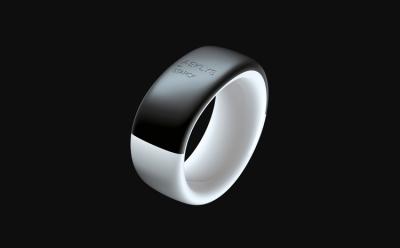 NFC-enabled aeklys smart ring feat.