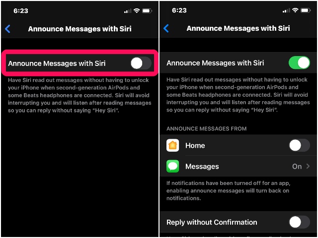 How to Turn On  Announce Messages With Siri  on iPhone - 94