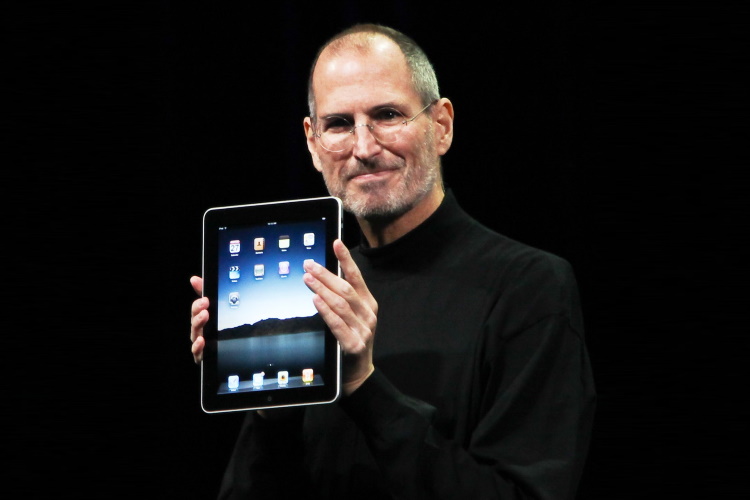 apple ipad intel chips were a possibility, steve jobs