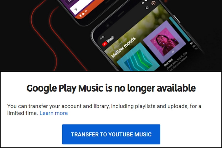 Google kills Google Play Music, offers easy migration to YouTube Music
