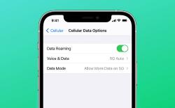 apple iphone 12 - download updates over 5G network - new