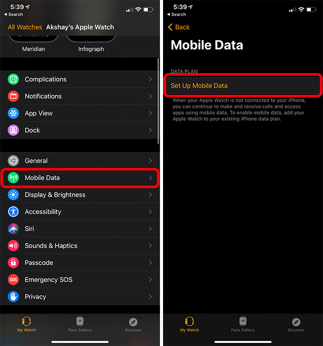 How to Set up a Data Plan on Apple Watch