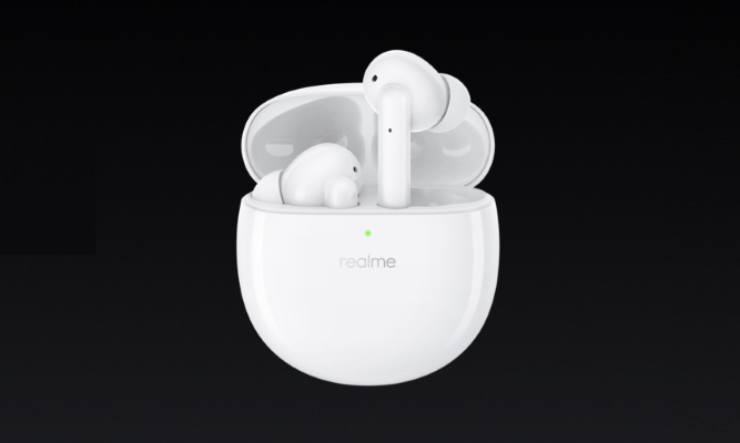 realme buds air white