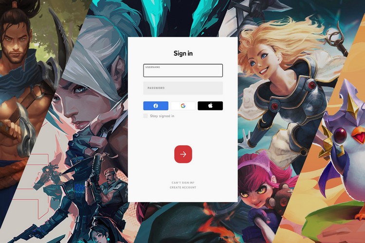 riot games - valorant sign in options 2