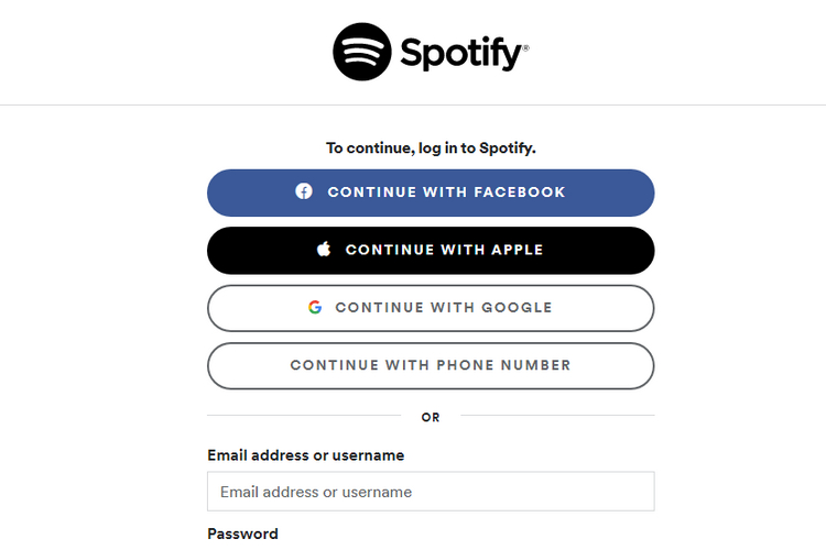 spotify sign in with google