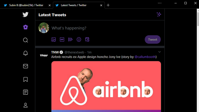 twitter tab strip edge