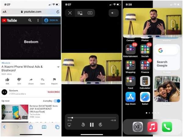 iOS 14 Users Can Now Use PiP on YouTube’s Mobile Website | Beebom