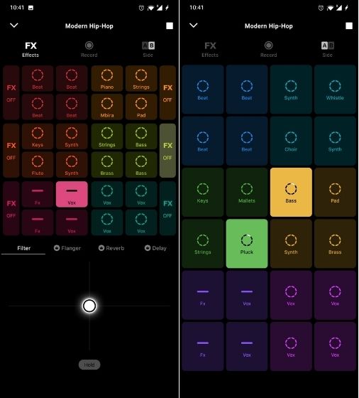 5. GroovePad -- 成为 Android 和 iOS 的最佳音乐作曲应用程序