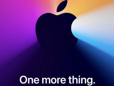 Apple Announces 'One More Thing' Special Event for November 10