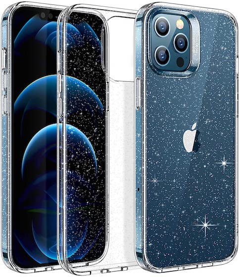 ESR Clear Glitter Case Compatible with iPhone 12 Pro Max