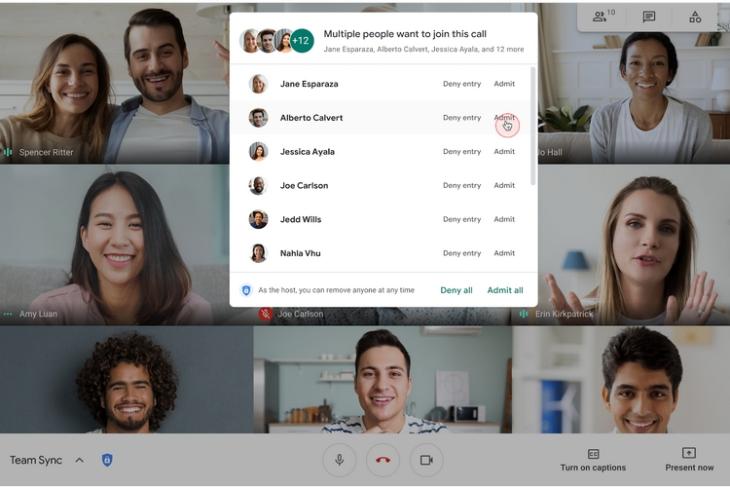 Google Meet Now Lets You Bulk Approve Pending Join Requests