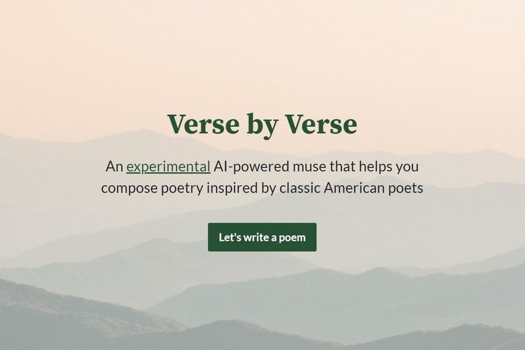 Google ai poet app feat.