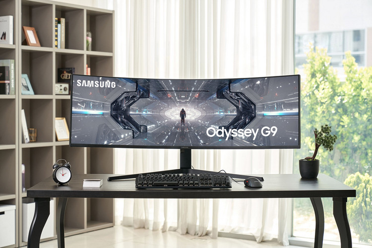 Samsung Odyssey G9 and G7 website