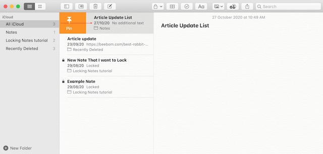 How to Pin Notes in Apple Notes App on iPhone, iPad, and Mac | Beebom