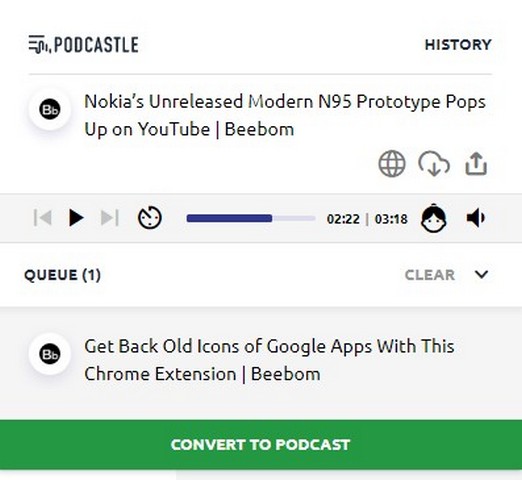 This Chrome Extension Converts News Articles Into Podcasts - 43