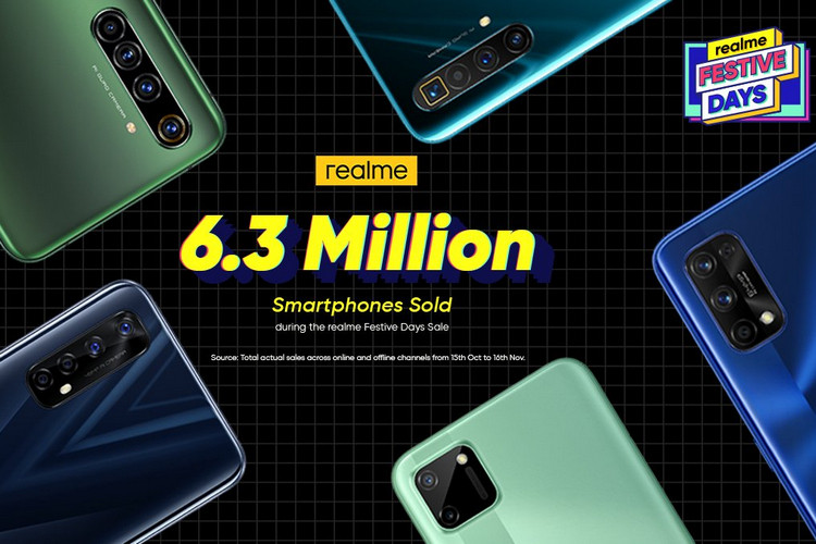 Realme Festive sales 2020 website