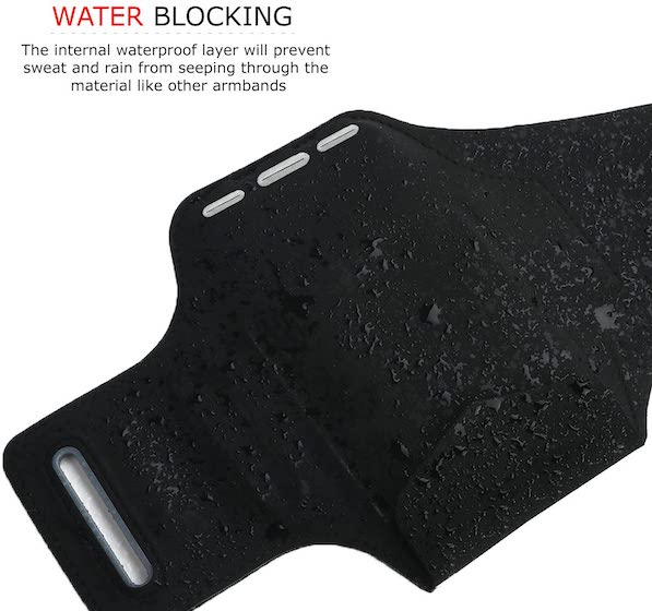 RevereSport Compatible iPhone 12 Waterproof Running Armband