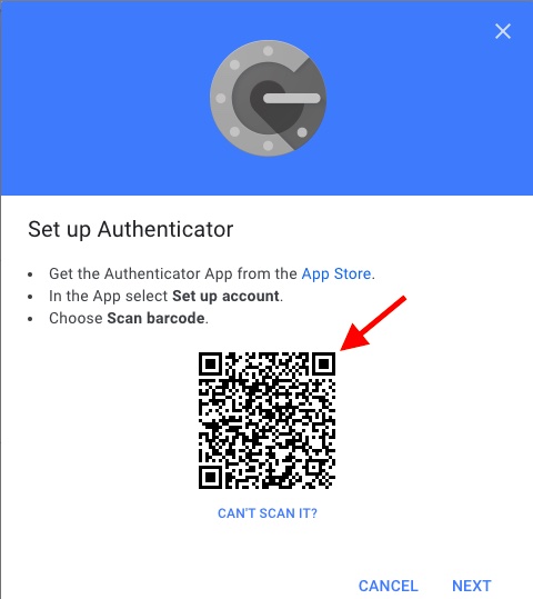 Scanner Le Code-Barres Sur Le Site Web De Google