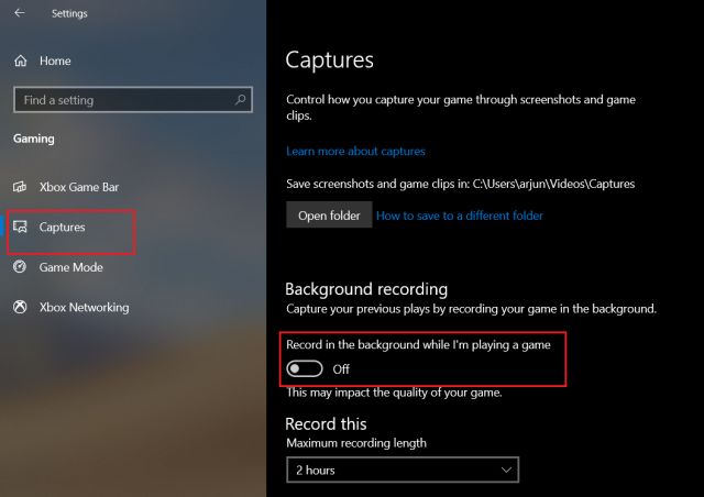 how to disable game bar