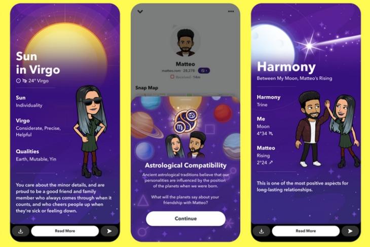 Snapchat Adds Astrological Profiles in Latest Update
