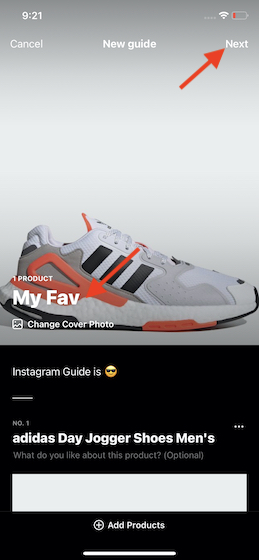 Использование Insta Guide