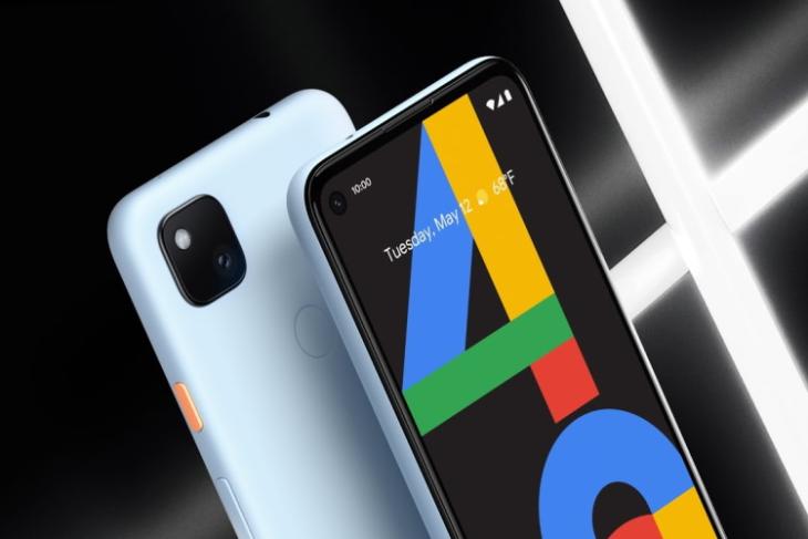 pixel 4a barely blue color launched