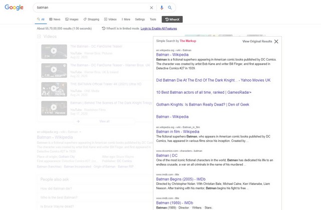 simple search chrome extension 3