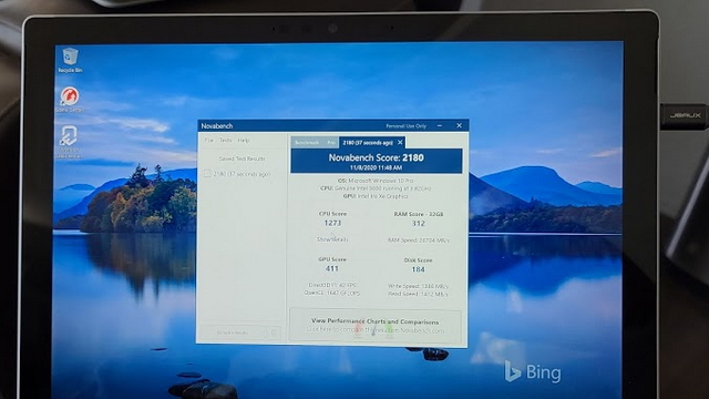 surface pro 8 benchmark
