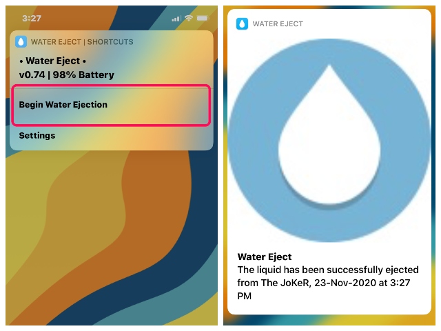 How to Eject Water From iPhone Using Siri Shortcuts  2022  - 67